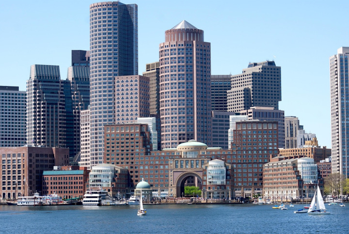 Boston waterfront skyline