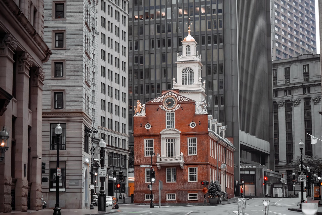 Boston brownstone houses